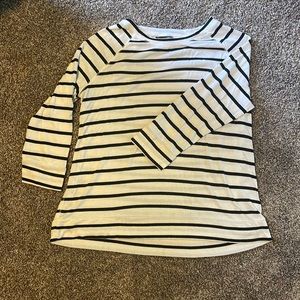 Black and white striped shirt